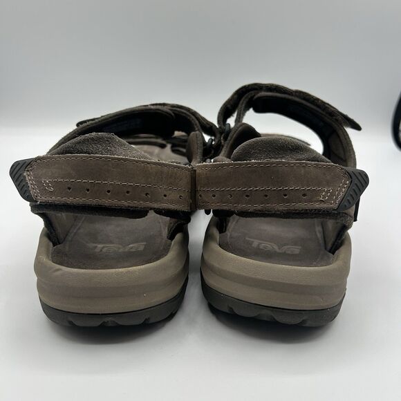 Teva Mens Langdon Sandals Brown 3 Strap Mens Size 9 Waterproof Leather 1015149 - Picture 6 of 13